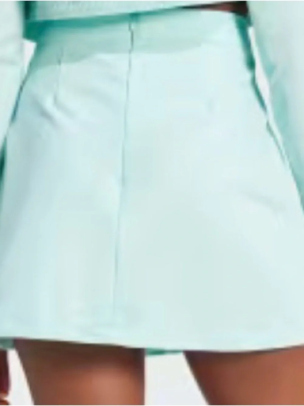 adidas Aqua Mini Skirt with White Side Stripes